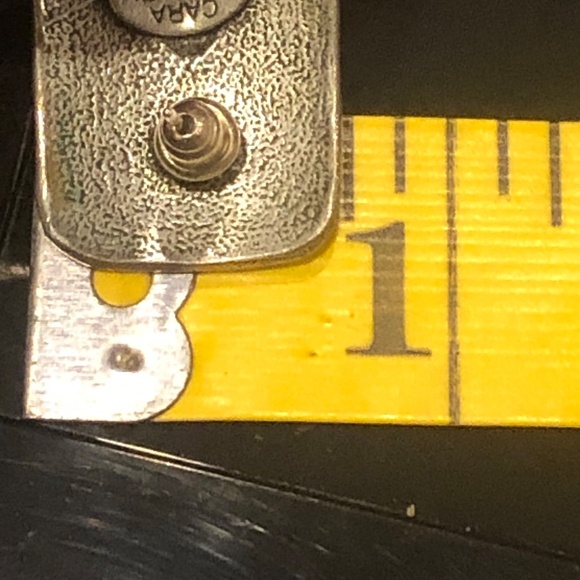 VTG 90s Cara Stimmel Hammered Silver Tone Chunky Dangling Bead Pierced Earrings - Picture 8 of 8